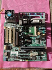 Socket 370 Motherboard W/ Pentium 3 CPU, 256 MB RAM, I/O Shield, Fan D9820-6009  picture