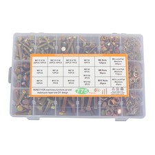 775PCS Grade 8.8 Alloy Steel M6 M8 M10 Bolts and Nuts Assortment Kit Metric Hex picture