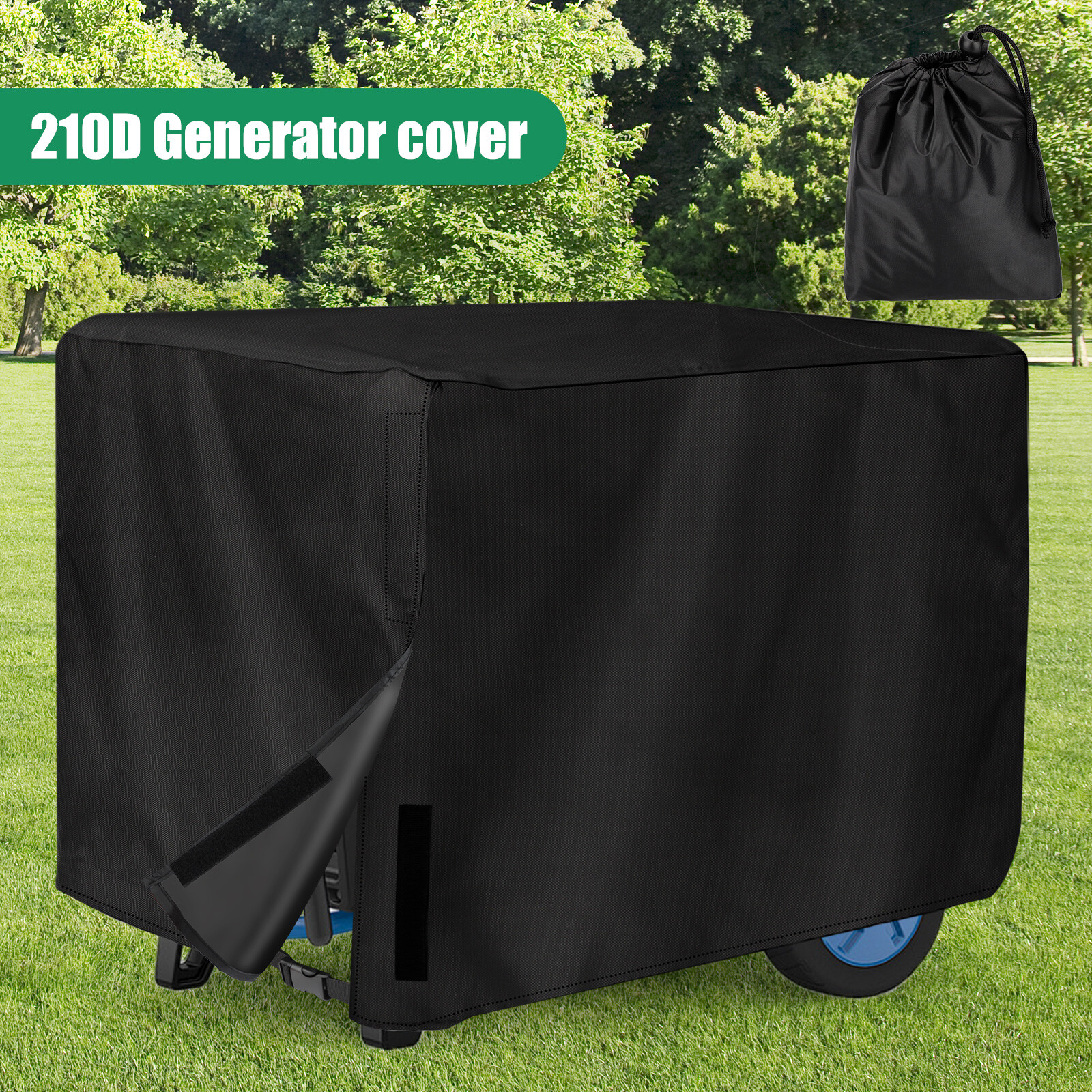 210D Waterproof Heavy Duty Universal Generator Cover 38x28x30