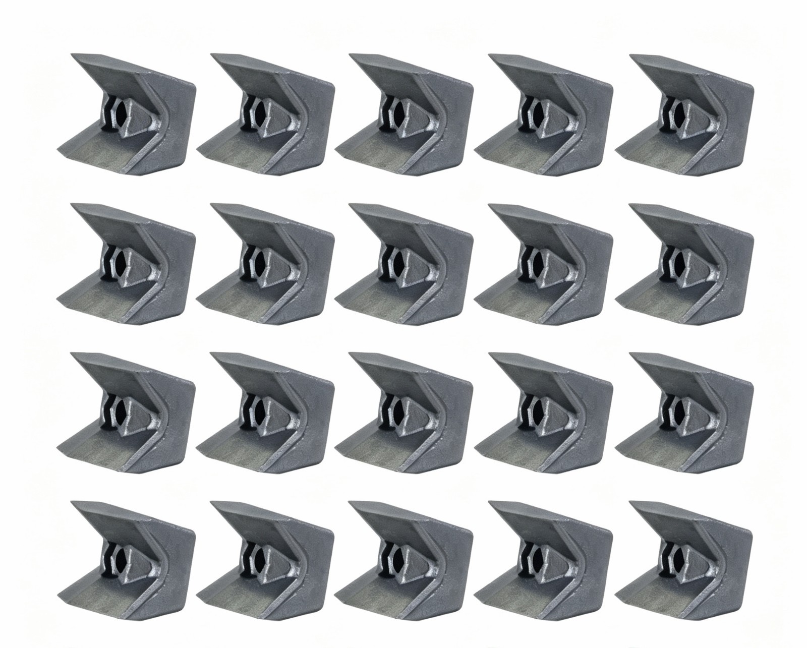 20× Fecon Cubit Reversible Knife Teeth Fits For Fecon FMX VMX Series Excavator
