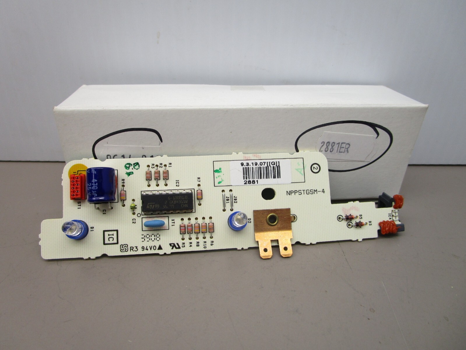 Karcher 8.614-015.0  Windsor Control Board  2881ER  9.1.19.07 2881  NPPSTGSM-4