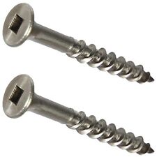 #10 Stainless Steel Deck Screws Square Drive Wood / Composite Decking All Sizes picture