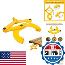 kuailebuy Pallet Puller 3T 6600 LBS Heavy Duty Single Scissor Clamp 6.7in Jaw picture