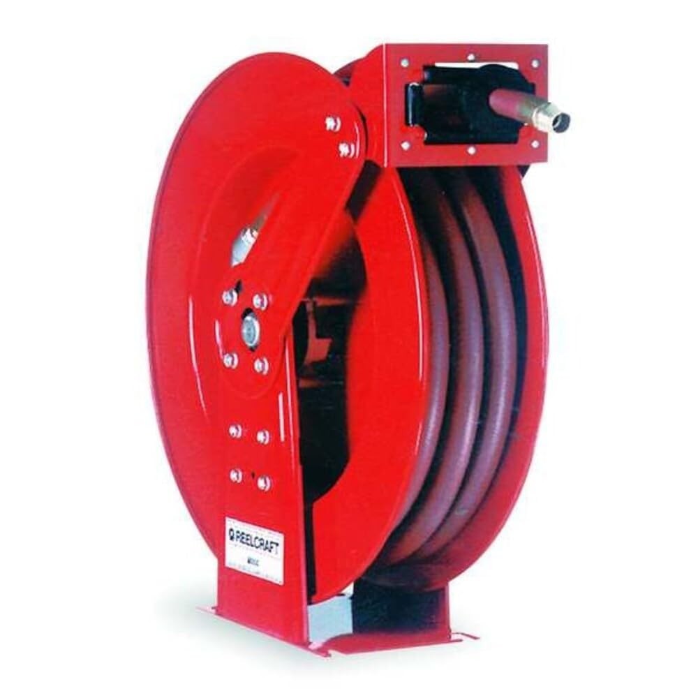 REELCRAFT 83050 OLP1, SPRING RETRACTABLE, DUAL PEDESTAL HOSE REEL, ¾” D, 50’ L REELCRAFT 83050 OLP1, SPRING RETRACTABLE, DUAL PEDESTAL HOSE REEL, ¾” D, 50’ L