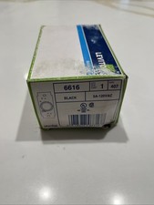 LEVITON Black ROTARY FAN SPEED CONTROL # 6616 With Stainless Steel Plate picture