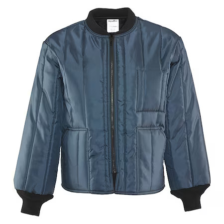 Refrigiwear 0925Rnavxlg Unisex Insulated Jacket, Polyester, Zipper, Navy, Xl Refrigiwear 0925Rnavxlg Unisex Insulated Jacket, Polyester, Zipper, Navy, Xl
