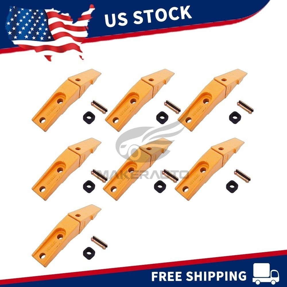 7PK Bucket Teeth Bolt on Assembly FOR 6737322Y Bobcat 6737324 6737325 6737326