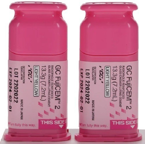 GC 441002 FujiCEM 2 Glass Ionomer Luting Cement Automix Cart 2/Pk - EXP 2026-12