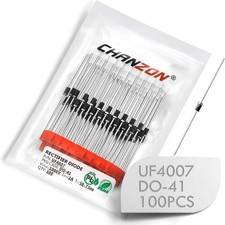 UF4007 Ultra Fast Recovery Rectifier Diode 1A 1000V 50-75Ns DO-41 | picture