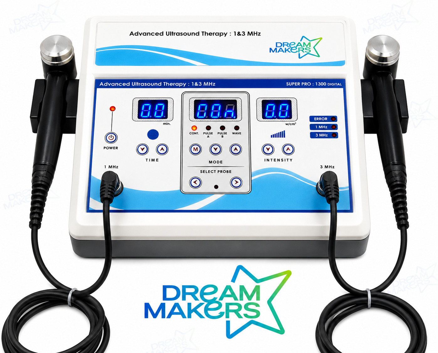 Dual 1 & 3 Mhz Ultrasound Therapy Physical Pain Relief Therapeutic Machine