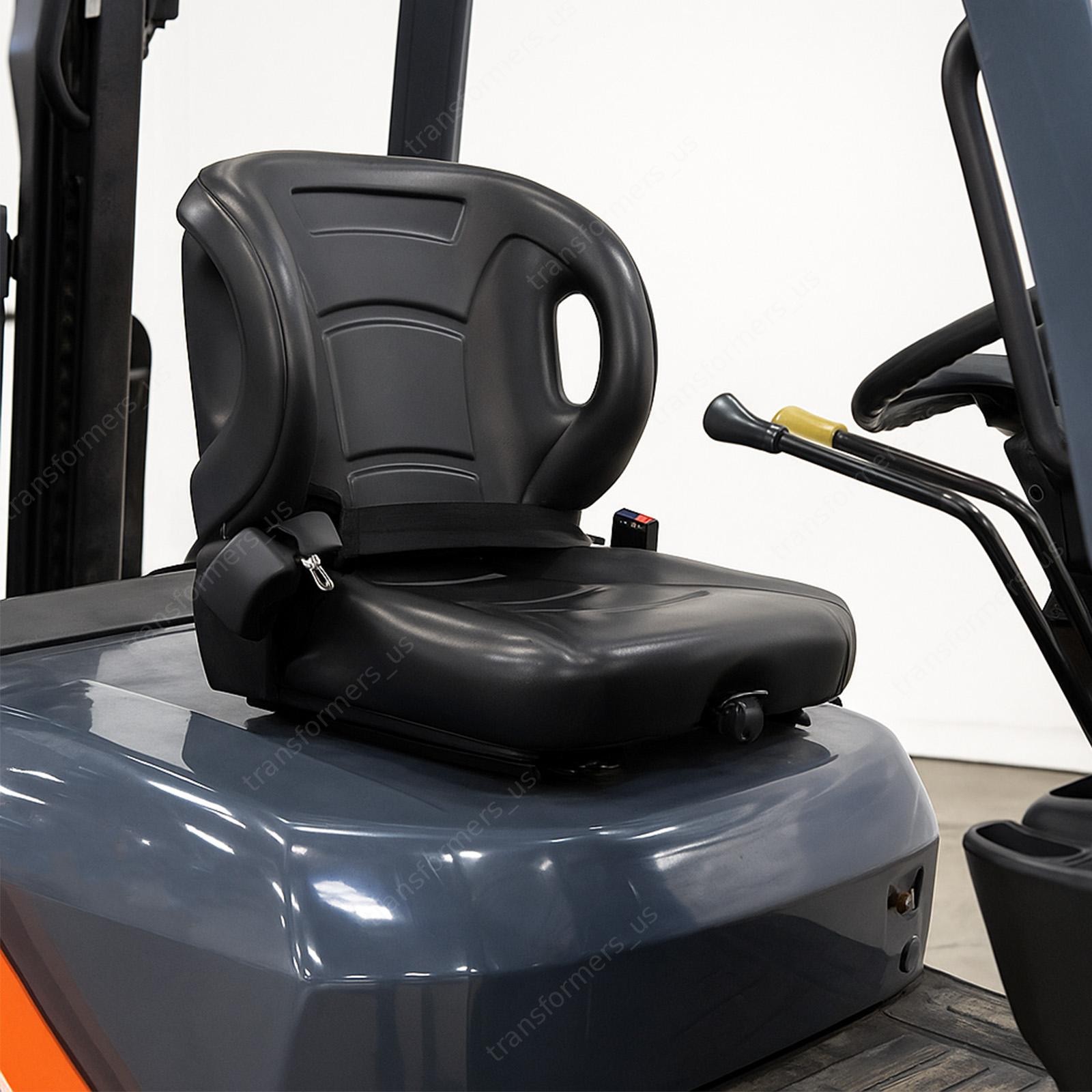 MOLDED FOR TOYOTA FORKLIFT SUSPENSION SEAT W/ SEATBELT & SWITCH PREMIUM QUALITY MOLDED FOR TOYOTA FORKLIFT SUSPENSION SEAT W/ SEATBELT & SWITCH PREMIUM QUALITY