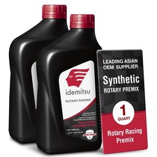 Idemitsu Synthetic Blend Racing Rotary Engine Premix Oil 1 Quart 2 Pack picture