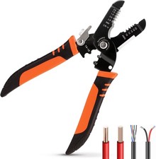 Professional 5-in-1 Wire Stripper Cutter Crimper Tool 10-20 AWG picture