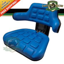 Blue Tractor Suspension Seat Fits Ford 2000, 2600, 2610 3000 4000 3600 4600 3910 picture