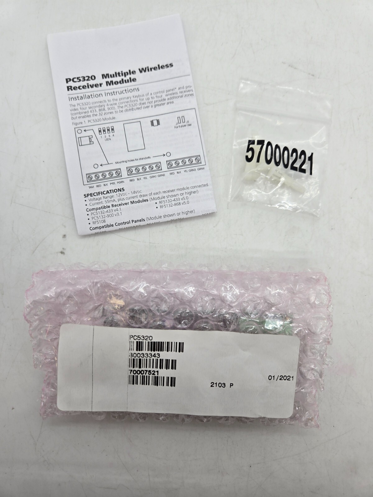 DSC PC5320 PowerSeries Multiple Wireless Receiver Module FAST b DSC PC5320 PowerSeries Multiple Wireless Receiver Module FAST b
