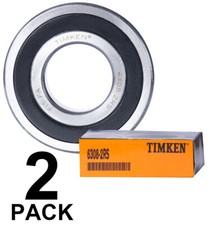2PACK TIMKEN 6308-2RS 40X90X23MM Double Rubber Seal Ball Bearings picture