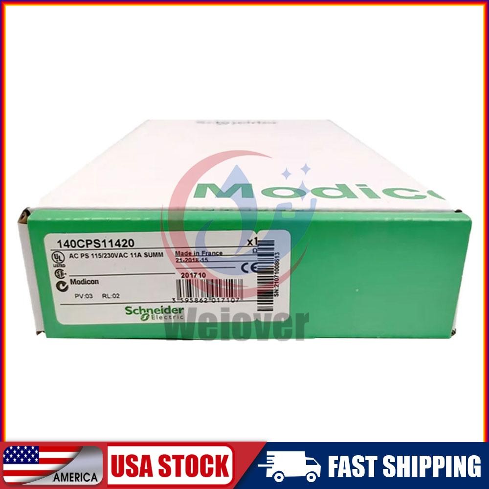 Schneider 140CPS11420 Controller Module New Box 140CPS11420 Fast Schneider 140CPS11420 Controller Module New Box 140CPS11420 Fast