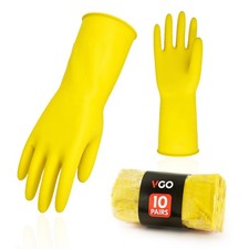 Vgo 1/3/5/10 Pairs Reusable Household Gloves Extra Thickness (HH4601-Y) picture