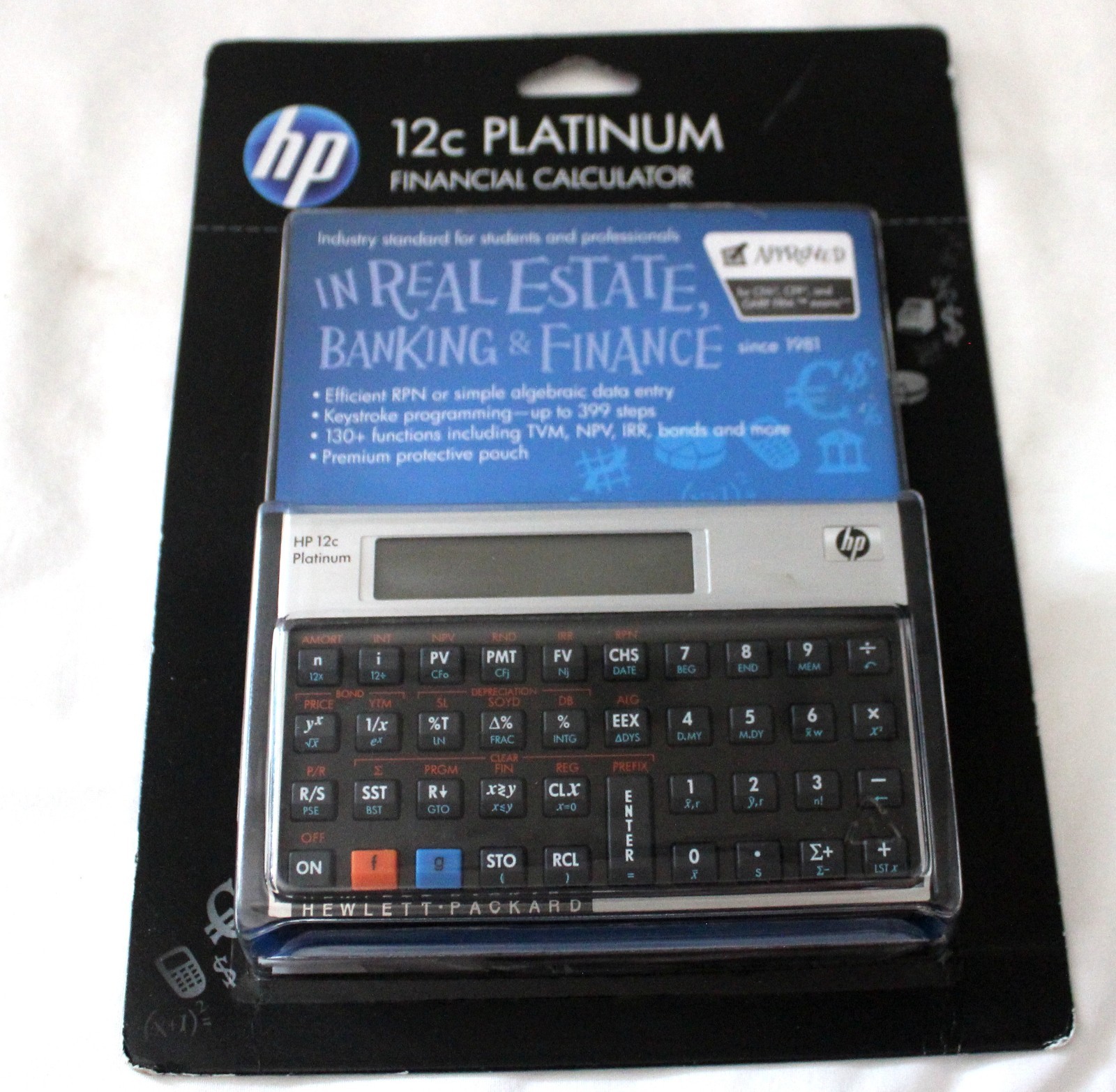 NEW HP HEWLETT PACKARD 12C PLATINUM FINANCIAL CALCULTOR BANKING REAL ESTATE NEW HP HEWLETT PACKARD 12C PLATINUM FINANCIAL CALCULTOR BANKING REAL ESTATE