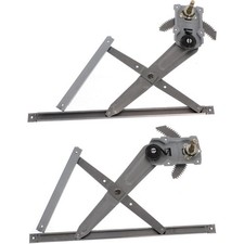 Car Window Regulator 2pcs Automotive Front Side Manual W/Crank for Toyota picture