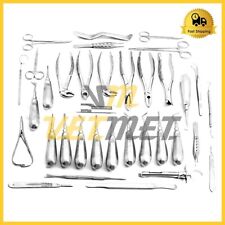 German 74 Pc Set Oral Dental Surgery Extracting Elevators Forceps Instrument Kit picture
