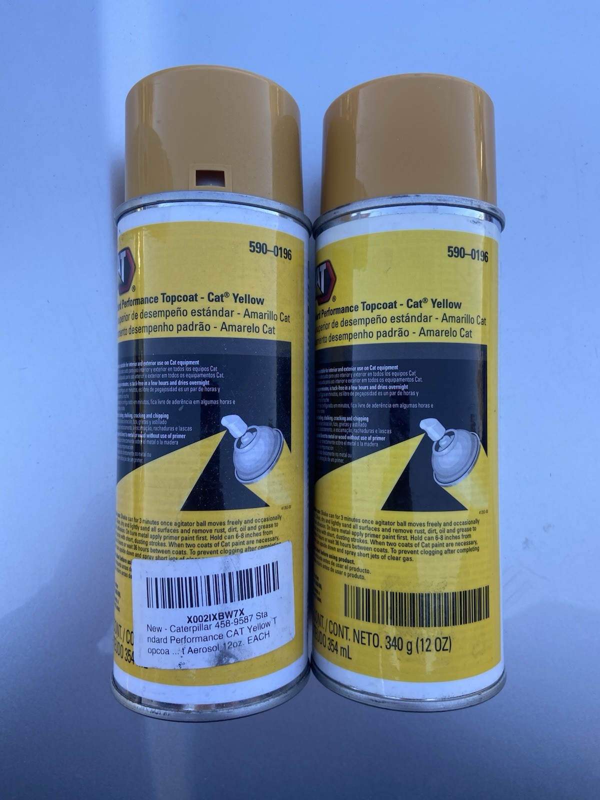 590-0196: Standard Performance Topcoat - Cat Yellow | 590-0196 590-0196: Standard Performance Topcoat - Cat Yellow | 590-0196