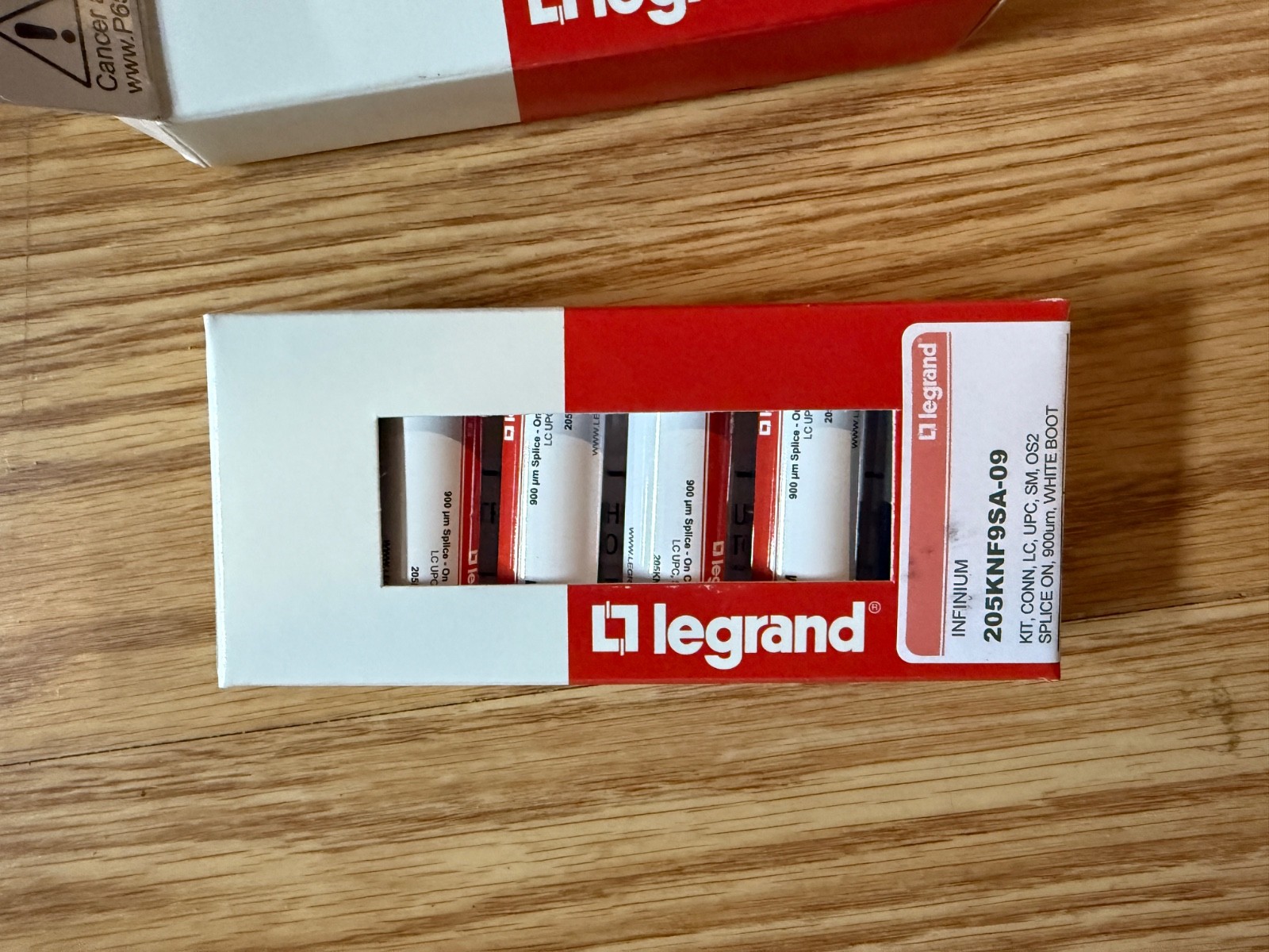 Legrand Infinium 205KNF9SA-09 KIT CONN LC UPC SM OS2 SPLICE ON 900um Lot of 28 6 Legrand Infinium 205KNF9SA-09 KIT CONN LC UPC SM OS2 SPLICE ON 900um Lot of 28 6