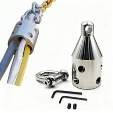 Heavy Duty Wire Pulling Attachment, Stainless Steel Wire Puller, 3/4