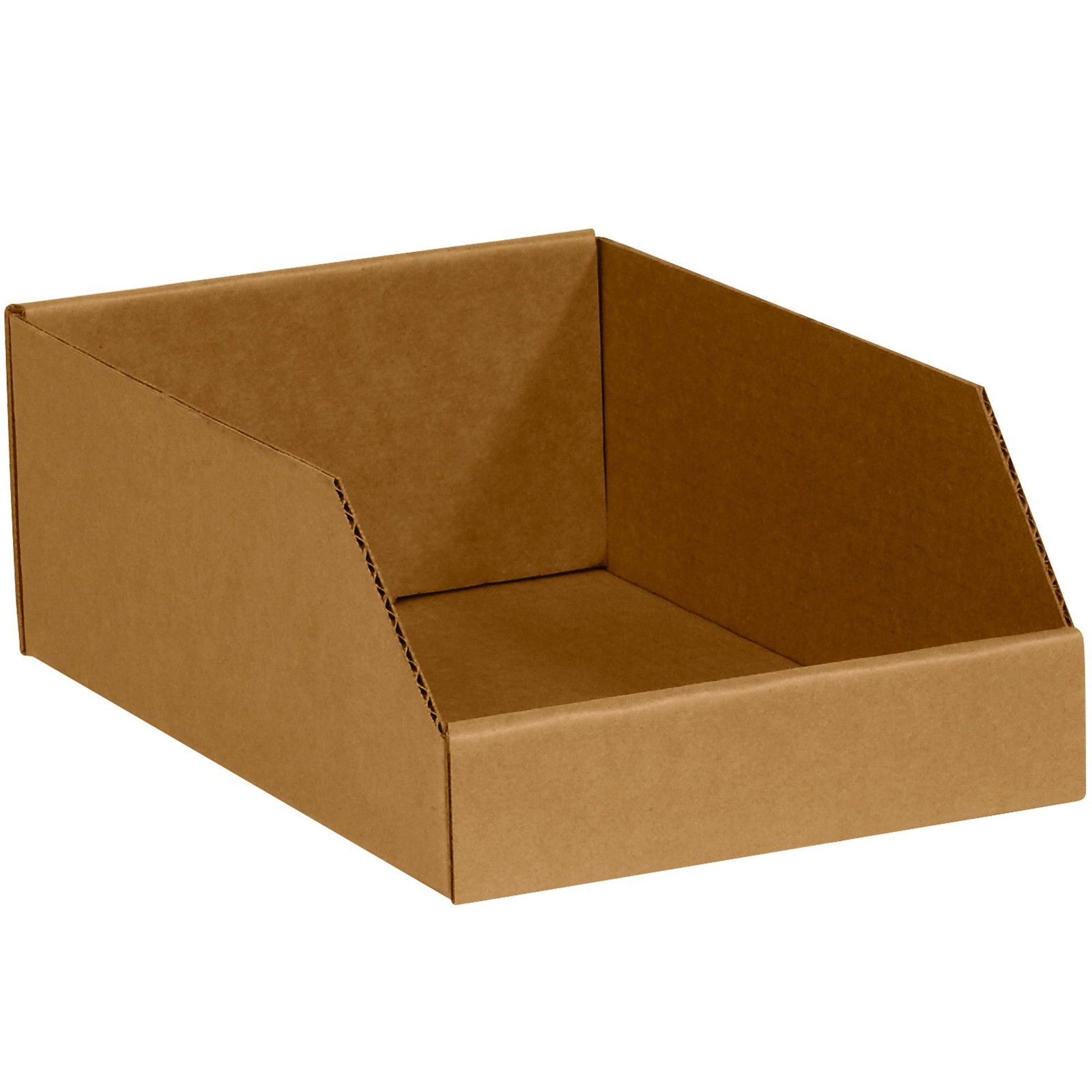 Ship Now Supply SNBINMT812K Open Top Bin Boxes 8x12x4.5 Kraft (Pack of 50) Ship Now Supply SNBINMT812K Open Top Bin Boxes 8x12x4.5 Kraft (Pack of 50)