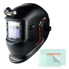 Solar-Powered True Color Auto-Darkening Welding Helmet for TIG, MIG, and ARC picture