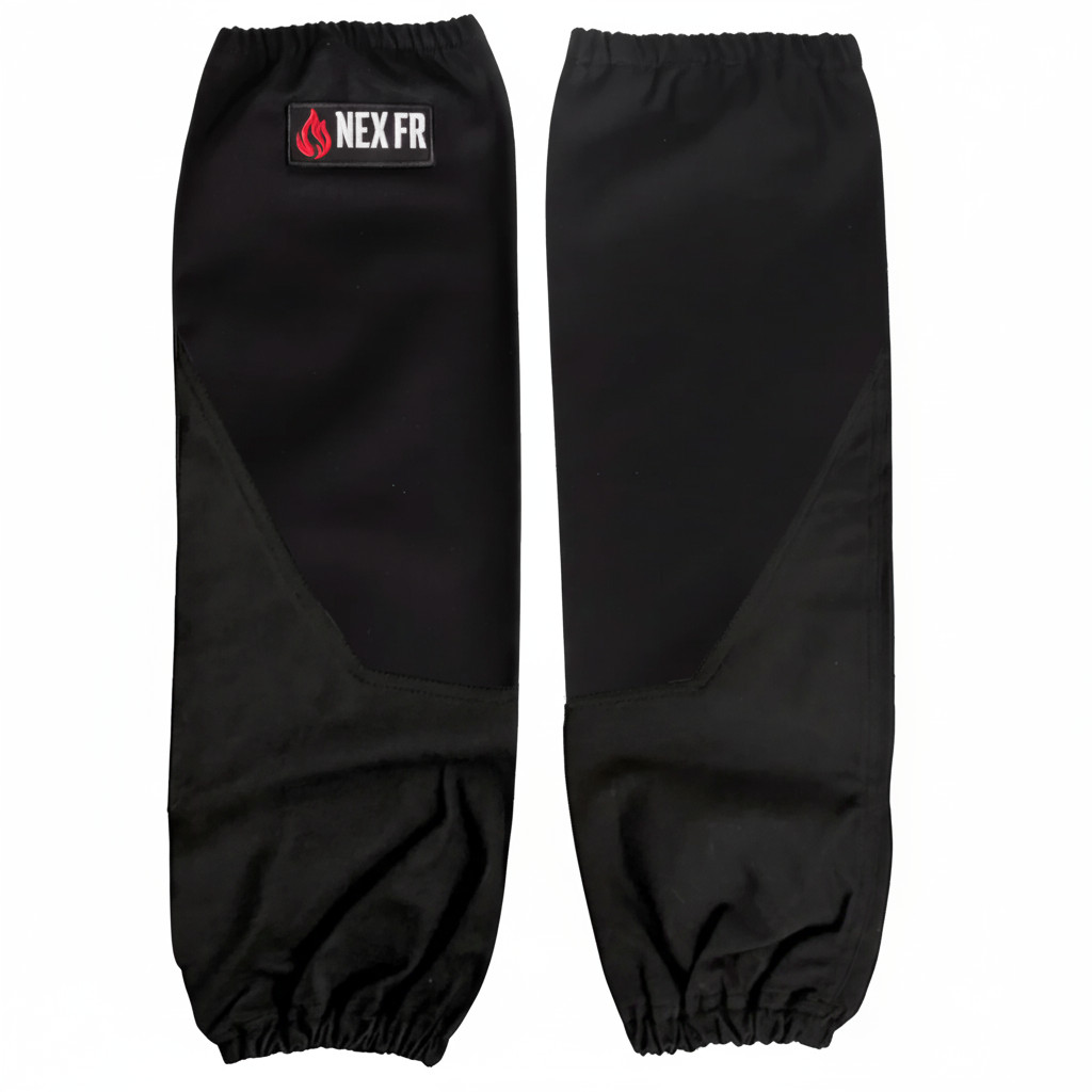 NEXFR Split Leather FR Welding Sleeves (Black)