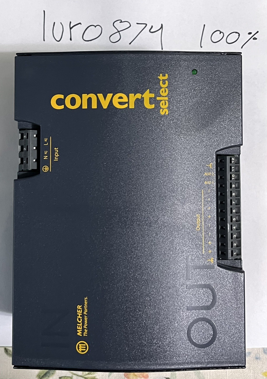 Melcher convert Select DIN rail LXR1701-6G