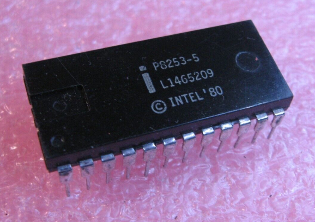 P8253-5 Intel Programmable Interval Timer IC Plastic 8253 Used Socket Pull Qty 1