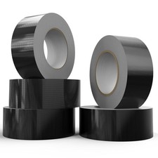 SWRT 9 Mil 5-Pack Black Heavy Duty Duct Tape Strong Adhesive, 2 in x 30 YD (Tota picture