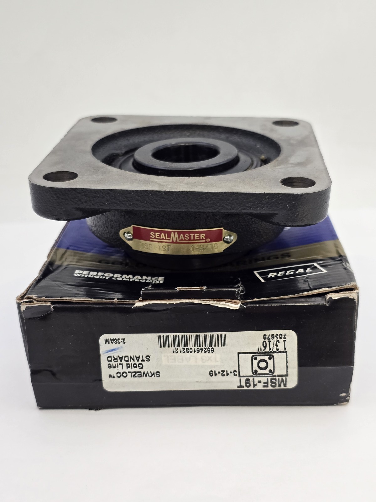 SealMaster MSF-19T Flange-Mount Gold Line Bearings Std 1-3/16 SealMaster MSF-19T Flange-Mount Gold Line Bearings Std 1-3/16