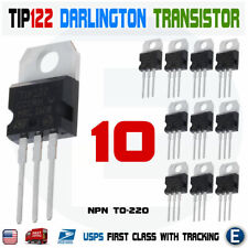 10pcs TIP122 NPN Transistor Darlington Complementary 100V 5A Amplifier TO-220  picture