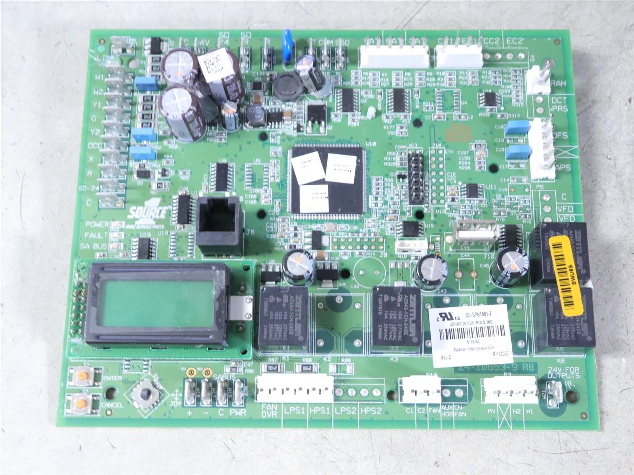 Johnson Controls SE-SPU1001-7 Simplicity SE Unit Display Controller 5786050 Johnson Controls SE-SPU1001-7 Simplicity SE Unit Display Controller 5786050