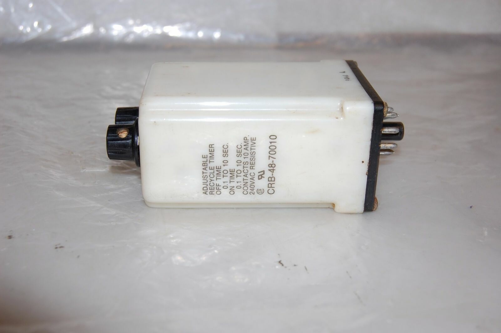 Tyco Potter Brumfield CRB-48-70010 Adjustable Recycle Timer Relay Tyco Potter Brumfield CRB-48-70010 Adjustable Recycle Timer Relay