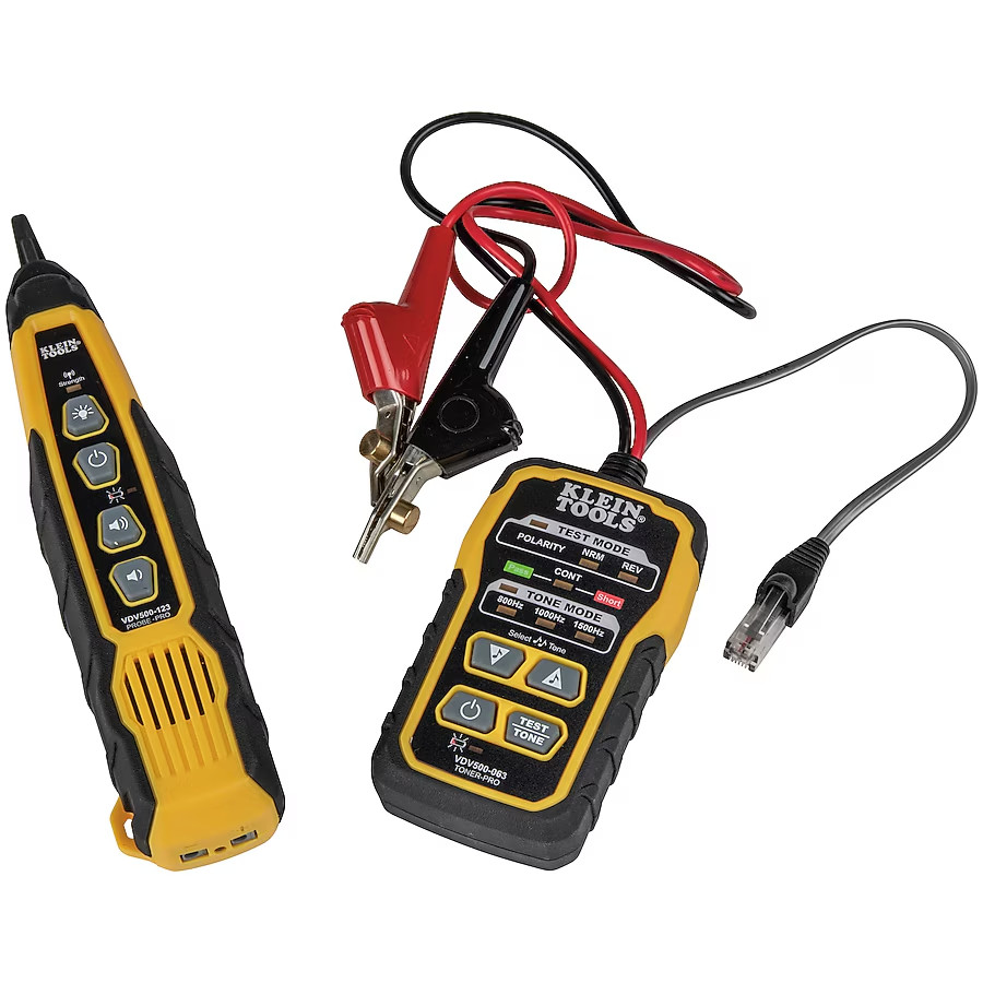 Klein Tools VDV500-820 Tone and Probe PRO Wire Tracing Kit Cable Tester