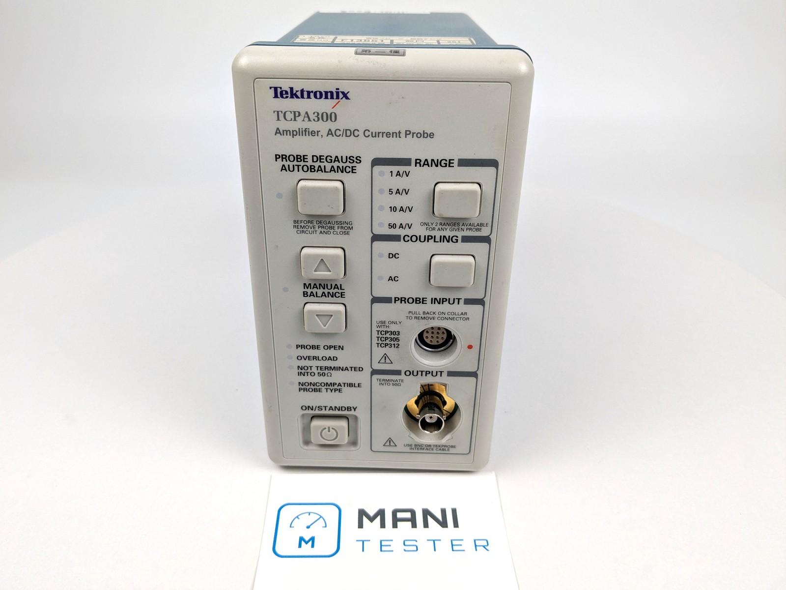 Tektronix TCPA300 AC DC Current Probe Amplifier for TCP312 TCP305 TCP303 Probes Tektronix TCPA300 AC DC Current Probe Amplifier for TCP312 TCP305 TCP303 Probes