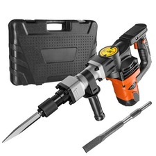 Demolition Jack Hammer Concrete Breaker 1400W Electric Hammer 2 Chisel Bit picture