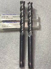 LOT (2) Rushmore Tools 1/2” Extra Long 20-501-180 4 FLUTE Made In USA picture