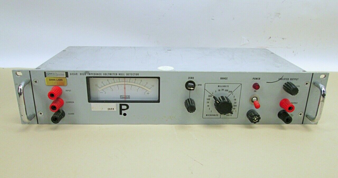 Fluke High Impedance Voltmeter Null Detector 845AR