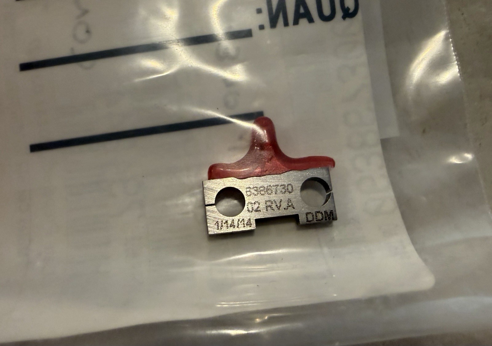 Molex Conductor Anvil, Part 0638673002, , 063867–3000, For 207126 / 207128, OEM Molex Conductor Anvil, Part 0638673002, , 063867–3000, For 207126 / 207128, OEM