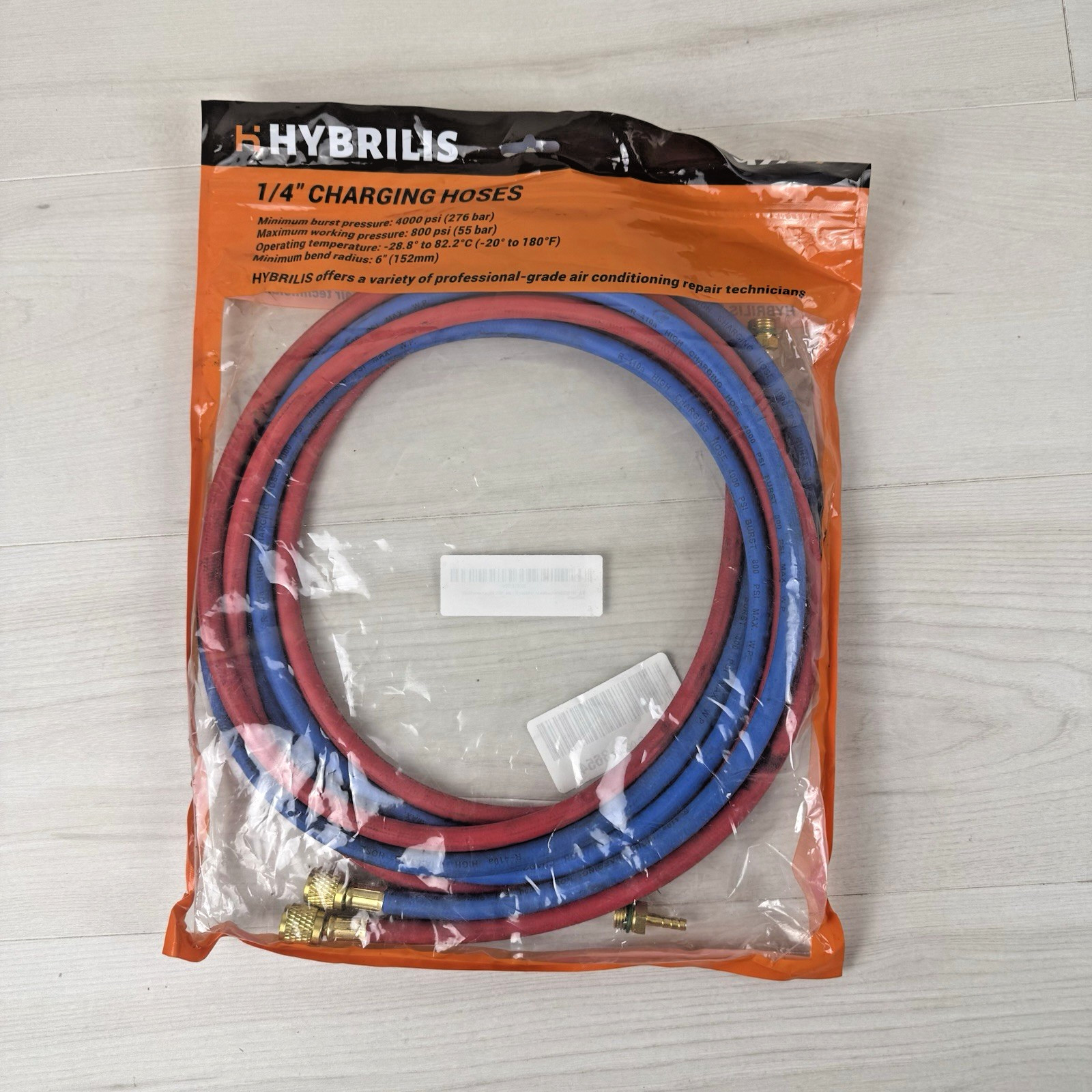 10FT 34722 Enviro-Guard Hose Set for Robinair HVAC Hoses, R-134A Manual Repla... 10FT 34722 Enviro-Guard Hose Set for Robinair HVAC Hoses, R-134A Manual Repla...