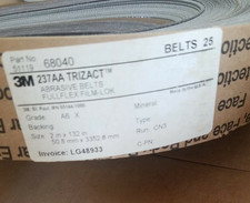 3M 237AA Abrasive belts Fullflex film-lok 2 in X 132 in Trizact Cloth 25qty picture