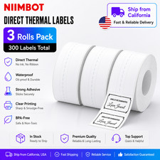 3PK NIIMBOT Label Maker Jewelry Tape 25x30x45mm (0.98