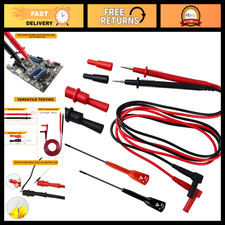15-Piece Test Lead Set for Digital Multimeters & Clamp Meters, Alligator Clips, picture