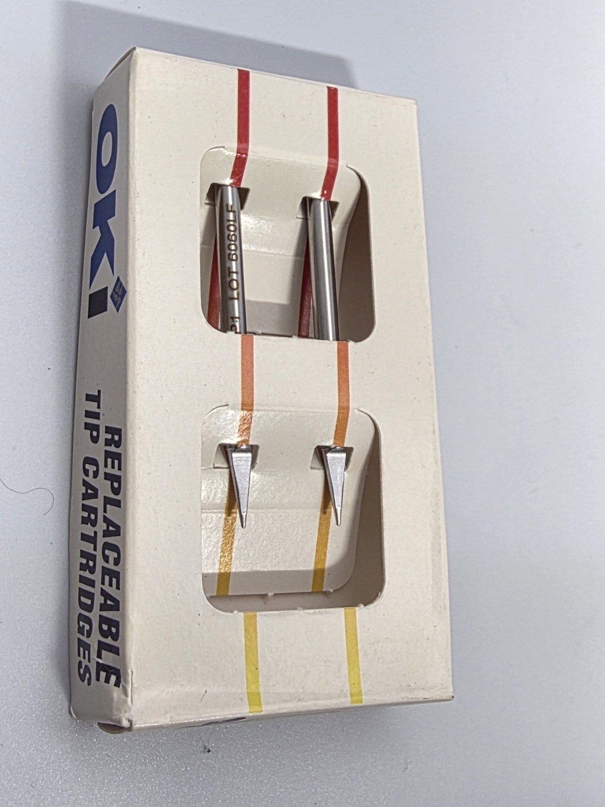 New OKI METCAL TFP-BLP1 Tweezer Cartridge - 2 pack Soldering Tip