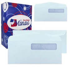 Minas #10, Upper Right-Hand Window, White 24lb., Gum Flap, 500 Envelopes picture